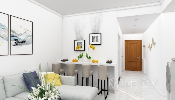 86㎡/三室一廳一衛(wèi)/現代