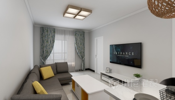 52㎡/兩室一廳一衛(wèi)/簡約