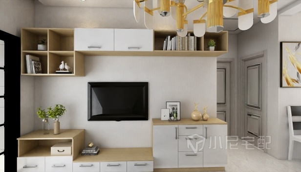 91㎡/兩室兩廳一衛(wèi)/簡約