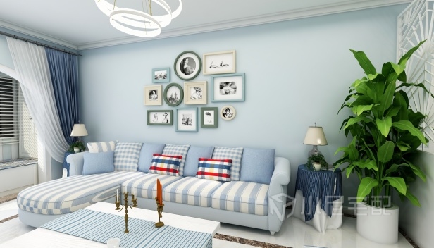 120㎡/三室兩廳一衛(wèi)/地中海